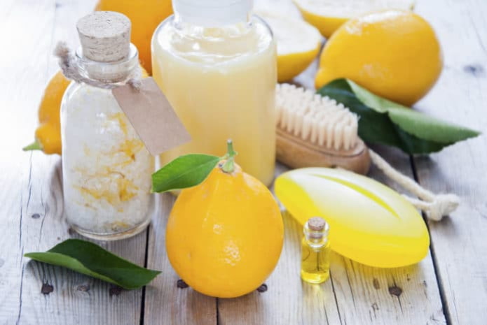 лимон и масло лаванды